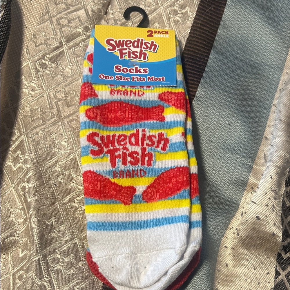 Colorful Swedish Fish Socks